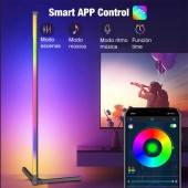 Lámpara Pie LED SMART RGB APP Mando - 2