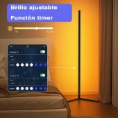 Lámpara Pie LED SMART RGB APP Mando - 3