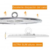 CAMPANA INDUSTRIAL LED UFO SLIM 100W IP65 6000/4500K - 5