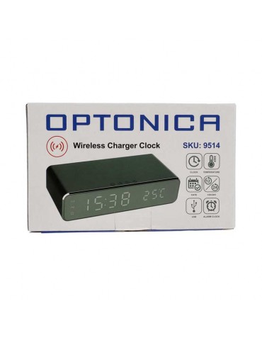 Reloj digital con cargador wireless para móvil - 5