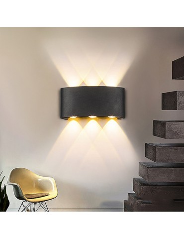 Aplique pared Led 6w efecto original Doble cara - 9