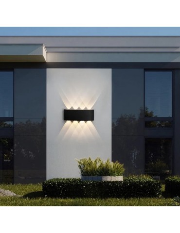 Aplique pared Led 8w efecto original Doble cara - 13