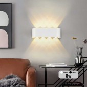Aplique pared Led 8w efecto original Doble cara - 4