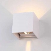 Aplique pared Led 6w Cubo Blanco Doble cara - 6