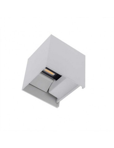 Aplique pared Led 6w Cubo blanco Doble cara ajustable - 3