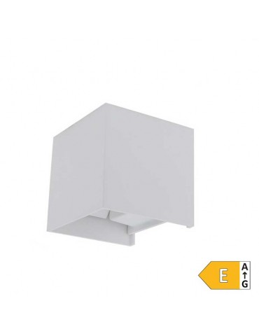 Aplique pared Led 6w Cubo blanco Doble cara ajustable - 2