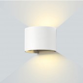 Aplique pared Led 6w Curvo Blanco Doble cara - 1