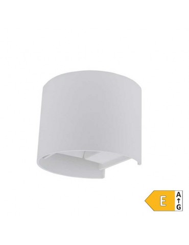 Aplique pared Led 6w Curvo Blanco Doble cara - 3