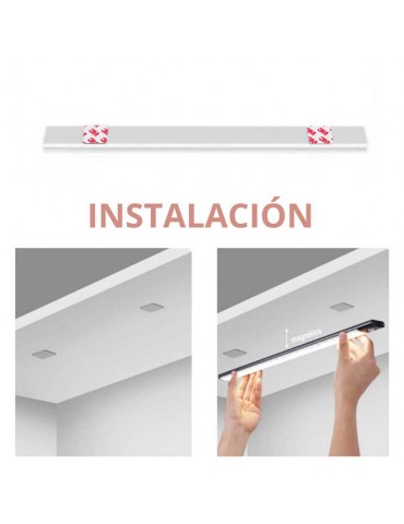 Regleta Led Slim muebles con sensor PIR - 9