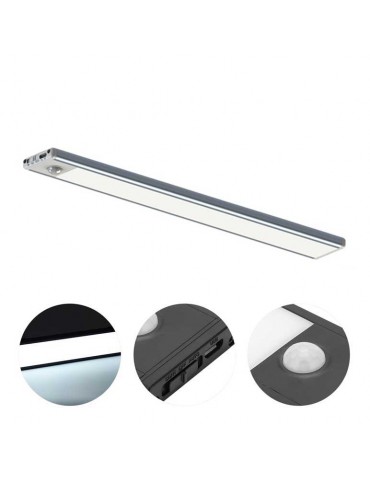 Regleta Led Slim muebles 30cm con sensor PIR - 4
