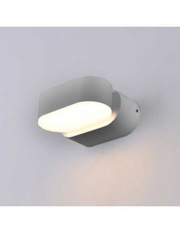 Aplique LED Giratorio Pared 6W Gris - 2