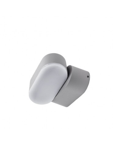 Aplique LED Giratorio Pared 6W Gris - 6