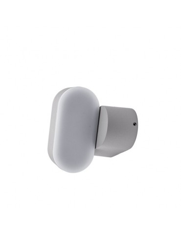 Aplique LED Giratorio Pared 6W Gris - 5