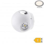 Aplique pared Led Esfera 6w Blanco 4 caras - 5