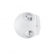 Aplique pared Led Esfera 6w Blanco 4 caras - 6