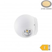 Aplique pared Led Esfera 6w Blanco 2 caras - 2