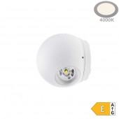 Aplique pared Led Esfera 6w Blanco 2 caras - 5