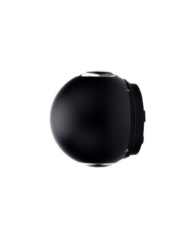 Aplique pared Led Esfera 6w Negro 2 caras - 6
