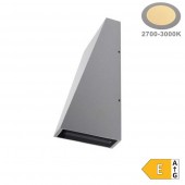Aplique pared Led Pyramid 6w Gris 2 caras - 2