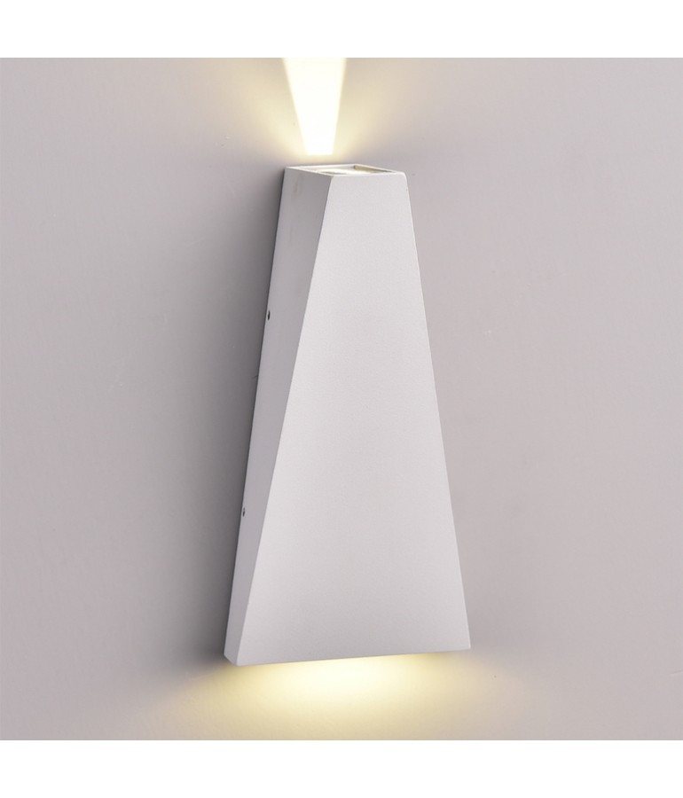 Aplique pared Led Pyramid 6w Gris 2 caras - 1