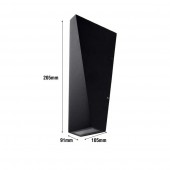 Aplique pared Led Pyramid 6w Negro 2 caras dimensiones - 4