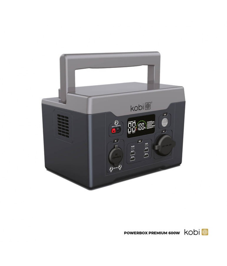 ESTACION ENERGIA SOLAR PORTATIL POWER BOX 600W PREMIUM - 1