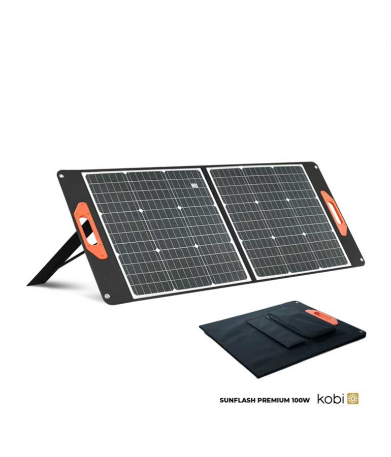Panel fotovoltaico PORTATIL PLEGABLE 100W SUNFLASH 100 - 1