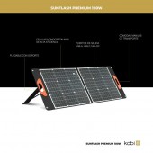 Panel fotovoltaico PORTATIL PLEGABLE 100W SUNFLASH 100 - 2