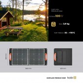 Panel fotovoltaico PORTATIL PLEGABLE 100W SUNFLASH 100 - 3