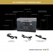 ESTACION ENERGIA SOLAR PORTATIL POWER BOX 600W PREMIUM - 2