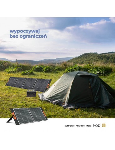 PANEL SOLAR PORTATIL PLEGABLE 100W SUNFLASH - 9