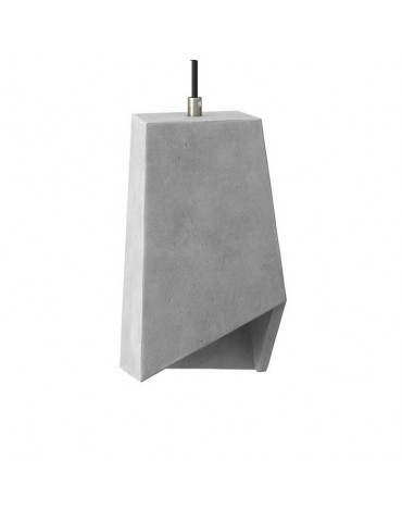 Lámpara colgante cemento de diseño italiano PRIMMA gris claro