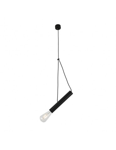 Lámpara colgante techo E27 Negro - 2