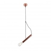 Lámpara colgante techo E27 MIC Oro Rosé - 3