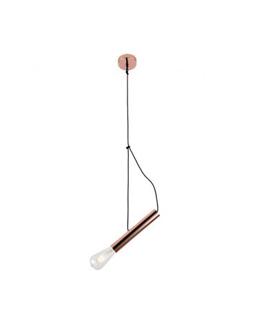 Lámpara colgante techo E27 MIC Oro Rosé - 3