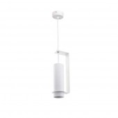 Lámpara colgante Blanca Tubo 20cm - 3