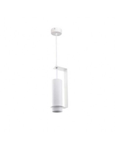 Lámpara colgante Blanca Tubo 20cm - 3