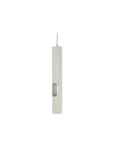 Lámpara colgante Tubo blanco Vista 40cm GU10 - 6