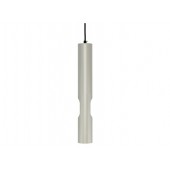 Lámpara colgante Tubo Plata Vista 40cm GU10 - 6