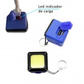 Linterna cargador POWERBANK USB tel móviles Cubo - 8