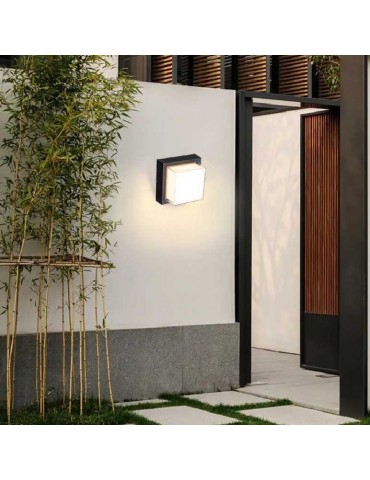 Aplique pared Led 15W cuadrado exterior IP65 - 2