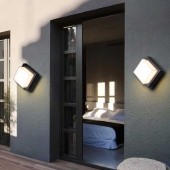 Aplique pared Led 15W cuadrado exterior IP65 - 2