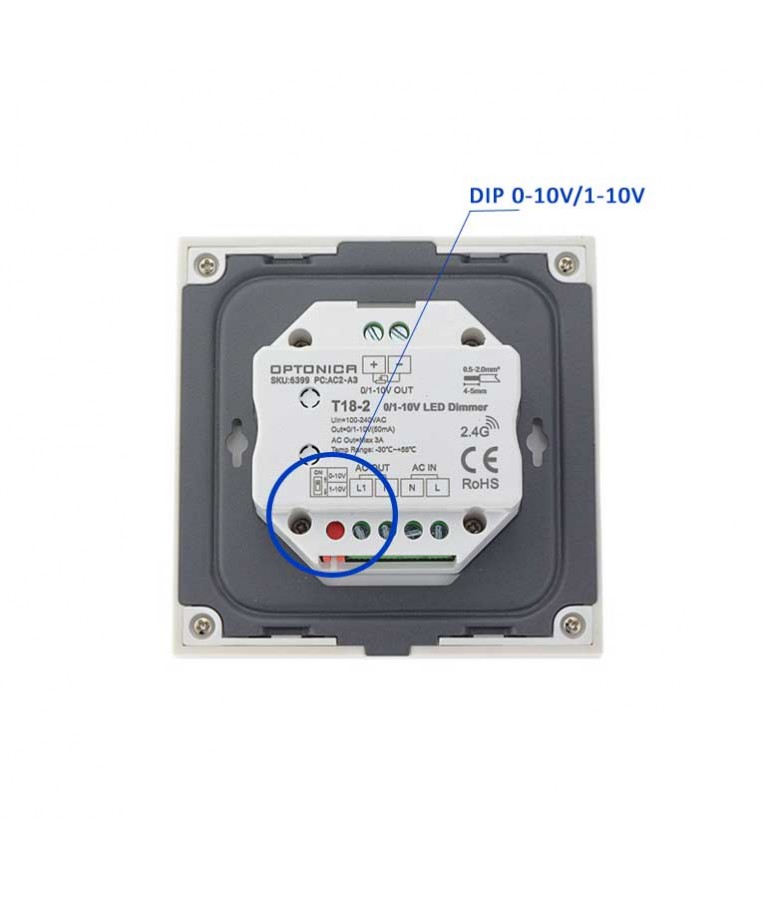 TRIAC Dimmer LED RF AC 100-240V 2.4GHz