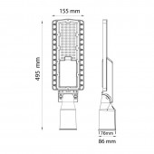 Luminaria Vial Led 60W 5700K Angulo ajustable IP65 - 4