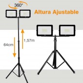 Tripode soporte Focos Led Ajustable - 2