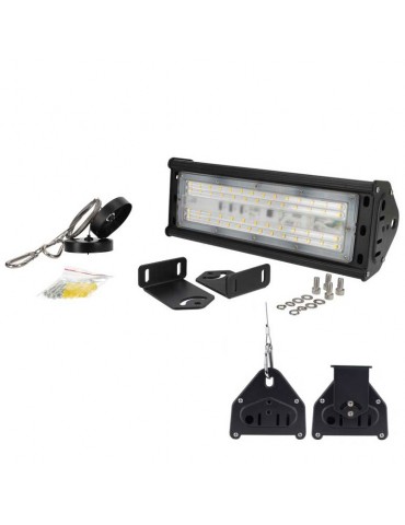 Campana Lineal Led Industrial 50W con Kit - 1
