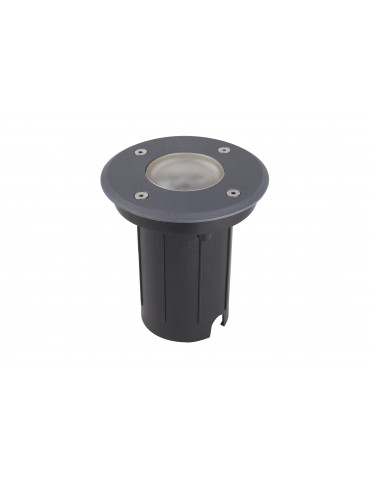 Foco Proyector de suelo Circular Gil 120 empotrar gris antracita