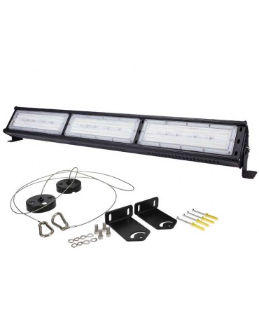 Campana Lineal Led Industrial 150W kit montaje - 7