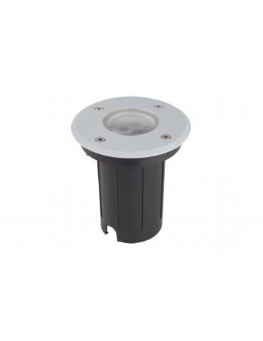 Foco Proyector de suelo Circular Gil 120 empotrar gris claro