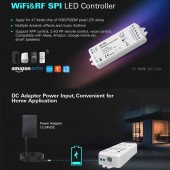 Controlador Smart SPI RGB/RGBW LED WiFi RF 5-24VDC - 2